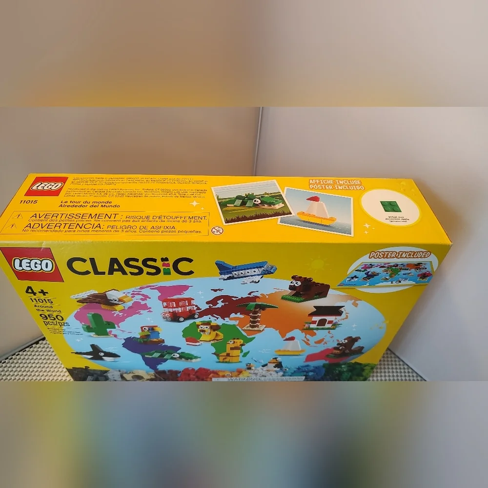 Lego Classic 11015 Around the World NWT Building Toy Set - Picture 2 of 5